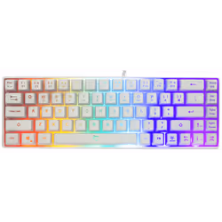 Clavier Gaming White Shark Shinobi GK-2201 - Nombre de touches : 68 - Type de commutateur : Membrane - Anti-Ghosting : 19 tou ...