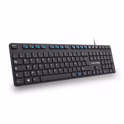 Clavier ADVANCE CLA-5100 Silencieux - Technologie de Connectivité: Filaire - Interface avec l'ordinateur: USB - Norme du clav ...