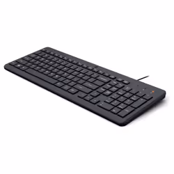 Clavier HP 150 - Technologie de Connectivité: Filaire - Interface de Connectivité: USB-A - Clavier: AZERTY/Français - Pavé nu ...