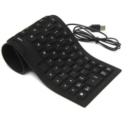 Clavier FilaireJEDEL K14 Flexible USB - Noir