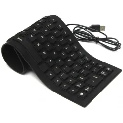 Clavier FilaireJEDEL K14 Flexible USB - Noir