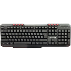 Clavier Filaire NOVA NT-K8163M AZERTY BILINGUE -Noir