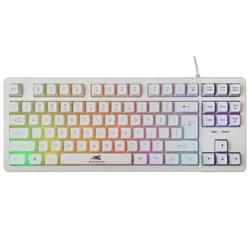 Clavier Gamer Baracuda BGK-01114 Krill RGB Blanc