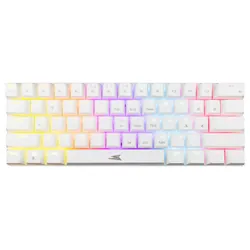 Clavier Gamer Baracuda Dolphin Blue Switch Blanc