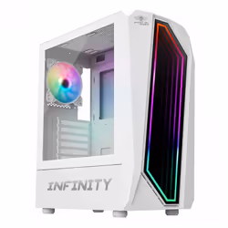 BOITIER GAMER SOG IInfinity Artic ARGB - Boîtier moyen tour - Compatible avec cartes mères ATX, Micro-ATX et Mini-ITX - Stock ...