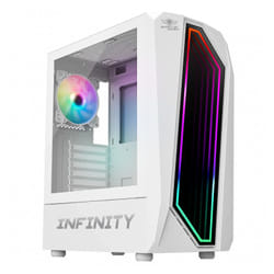 Clavier Gamer Éclair Infinity Blanc RGB - Boîtier Sog 8201WT