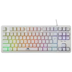 Clavier Gamer Baracuda BGK-01114 Krill RGB Blanc