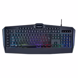 Clavier Gamer NACON - Technologie de Connectivité: Filaire - Interface: USB - 6 touches macro entièrement personnalisables -  ...