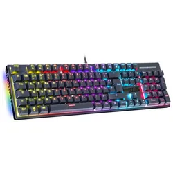 Clavier Gamer Filaire SPIRIT OF GAMER XPERT-K250 RGB Switch Rouge - Noir