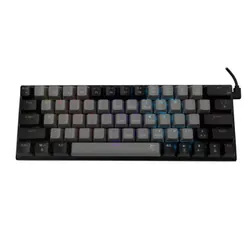 Clavier Gamer Filaire WHITE SHARK WAKIZASHI 2 US Gris/Noir - Interrupteurs bleus