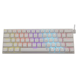 Clavier Gamer Filaire WHITE SHARK WAKIZASHI Switches Bleu - Blanc