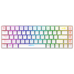 Clavier Gamer AQIRYS MIRA - Technologie de Connectivité: Double Mode (Filaire, Sans fil : 2,4 GHz et BT) - Type de câble: Un  ...