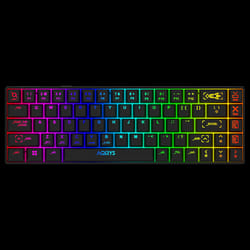 Clavier Gamer Mécanique AQIRYS MIRA 100% Anti-ghosting RGB - Noir
