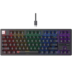 Clavier Gamer Mécanique Havit KB892L RGB Noir
