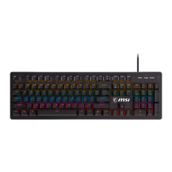 Clavier Gamer mécanique MSI Forge GK300 / 9 Modes RGB / Blue Switch