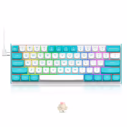Clavier Gamer Mécanique Redragon Vulcan K683 - Technologie de Connectivité : Filaire - Interface : Type C - Clavier à 60 % de ...