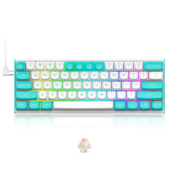 Clavier Gamer Mécanique Redragon Vulcan K683 RGB Blanc