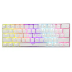 Clavier Gamer Mécanique White Shark Shinobi RGB Switch Bleu Blanc
