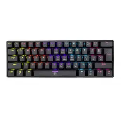 Clavier Gamer Mécanique White Shark Shinobi RGB Switch Rouge Noir