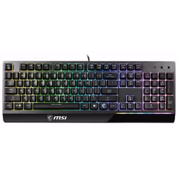 Clavier Gamer MSI Vigor GK30 RGB - Technologie de Connectivité: Filaire - Interface: USB - Norme du clavier: AZERTY, Français ...