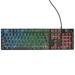 Clavier Gamer Trust Azor GXT 835 RGB Noir