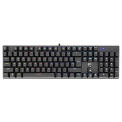 Clavier Gamer White Shark Commandos Elite Blue Switch Noir