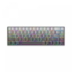 Clavier Gamer WHITE SHARK RGB NUNCHAKU US Gris - GK-007711