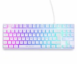 Clavier gaming G-LAB CAESIUM TKL RGB / White