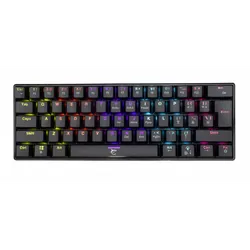 Clavier Gaming Mécanique Blanc Shark Shinobi RGB Noir Bleu GK-2022BLK