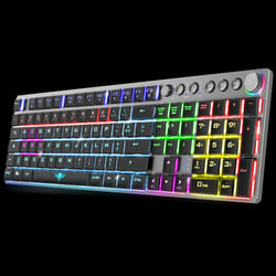Clavier Gaming Mécanique Sans Fil RGB Édition Xpert - Switchs Rouges - Noir