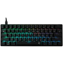 Clavier Gaming Mécanique White Shark GK-004131 SHINOBI-2 / US - BROWN SW. / Noir