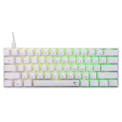 Clavier Gaming Mécanique White Shark GK-004231 SHINOBI-2 / US - BROWN.SW / Blanc