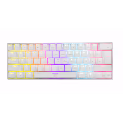 CLAVIER GAMING MÉCANIQUE WHITE SHARK SHINOBI / RGB / BLANC (GK-2022)