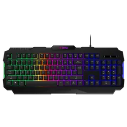 Clavier Gaming MSI FORGE GK100 / Membrane / RGB / Noir