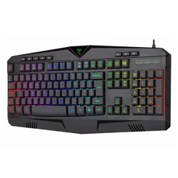 Clavier Gaming T-DAGGER Submarine T-TGK205 - Rétroéclairage RGB (5 modes) - 8x Boutons Multimédia - 104x Boutons - 25x Bouton ...