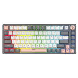 Clavier Mécanique Gaming FANTECH Atom Pro83 MK913 Avec Interrupteur Rouge - Gris