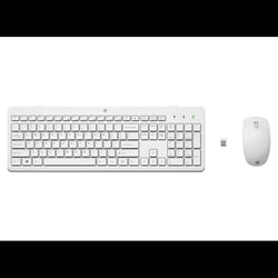 Clavier & Souris HP 230 Sans Fil - Blanc