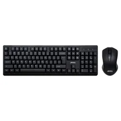Clavier & Souris Sans Fil Jedel WS736 Noir