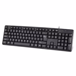 Clavier USB Simple ENTER Pinnacle - Norme clavier: AZERTY Arabe / Français - Interface avec l'ordinateur: USB - Hauteur des t ...