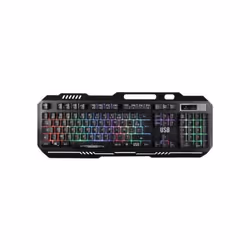 Clavier GAMING USG CRUSADER à membrane, Rétroéclairé, 7 touches anti-ghosting, Connectique : USB 2.0, Câble de 1,5 M, 106 tou ...