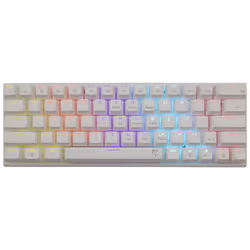 Clavier White Shark WAKIZASHI - Interface : Type C - USB 2.0 (détachable) - Nombre de touches : 63/64 - Type de commutateur : ...