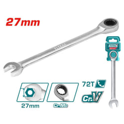 Clé mixte à cliquet TOTAL TCSPAR271 – 27 mm