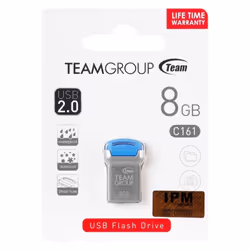Clé USB 2.0 TeamGroup C161 / 8 Go - Silver & Bleu