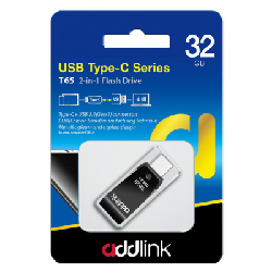 Clé USB Addlink T65 OTG 2en1 USB 3.1 + USB Type C / 32 Go
