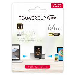 Clé USB OTG Type C TeamGroup M181 - 64 Go - USB 3.1 (TM181364GB01)