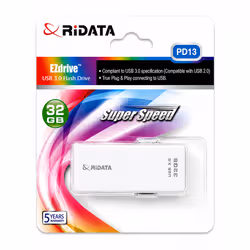 Clé USB Ridata HD19 PD13 USB 3.0 32 Go Blanc