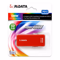 Clé USB Ridata HD19 PD13 USB 3.0 32Go Rouge