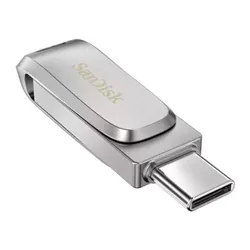 Clé USB Sandisk Ultra Dual Drive Luxe 64 Go USB Type-C Gris