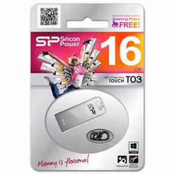 Clé USB Silicon Power Touch T03 / 16 Go