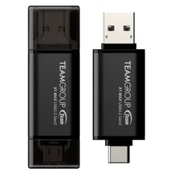 Clé USB TeamGroup X1 Max / 512 Go / USB 3.2 vers USB Type C